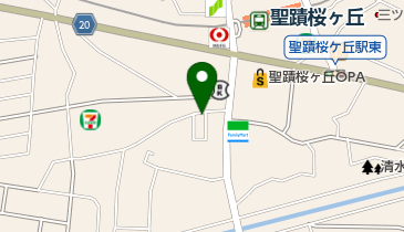 聖蹟桜ヶ丘駅南駐車場の地図画像