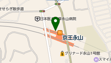 京王永山駅駐車場の地図画像