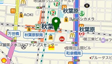 秋葉原駅中央口高架下自転車駐車場の地図画像