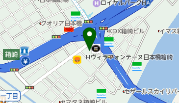 箱崎町駐輪場の地図画像