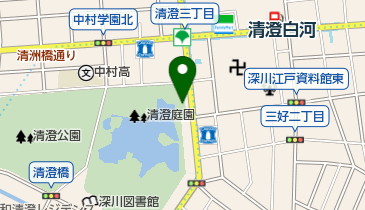 清澄白河駅地下自転車駐車場の地図画像