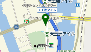 天王洲アイル駅第1区営自転車等駐車場の地図画像