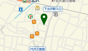 下北沢自転車等駐車場の地図画像