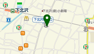 下北沢第二自転車等駐車場の地図画像