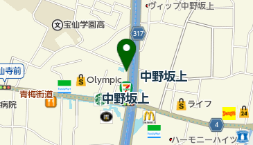 中野坂上駅(地下)自転車駐車場の地図画像