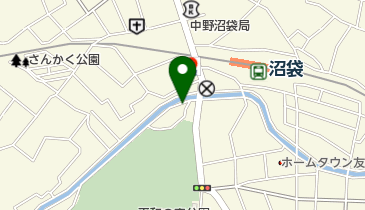 沼袋南整理区画の地図画像