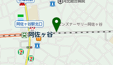 阿佐ヶ谷東自転車駐車場の地図画像