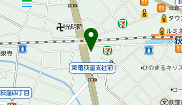 荻窪南第二自転車駐車場の地図画像