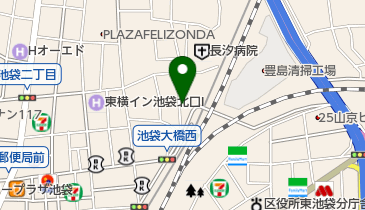 池袋駅北自転車駐車場の地図画像