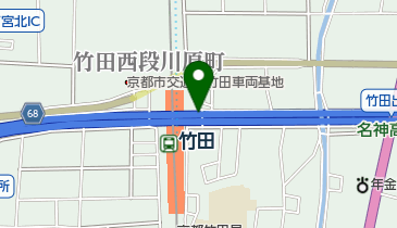 竹田駅東口駐輪場の地図画像