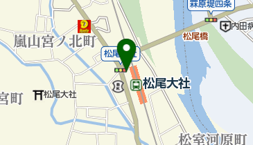 松尾駅自転車等駐車場の地図画像