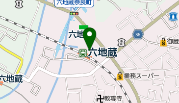 JR六地蔵駅前第2自転車等駐車場の地図画像