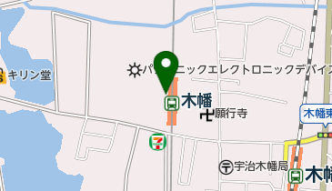 京阪木幡駅前自転車等駐車場の地図画像