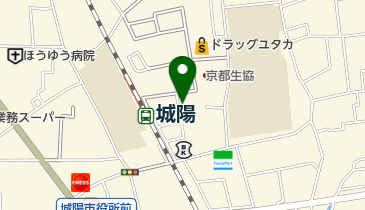 城陽駅東第2自転車駐車場の地図画像