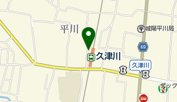 久津川自転車センターの地図画像