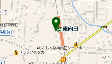 東向日駅西第3自転車駐車場の地図画像