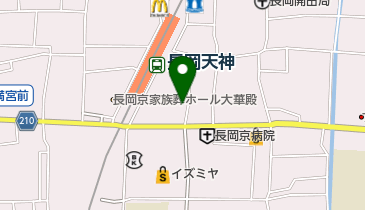 阪急長岡天神駅東自転車駐車場の地図画像