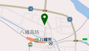 八幡市駅自転車駐車場の地図画像