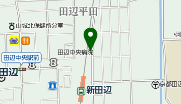 新田辺東自転車駐輪場の地図画像