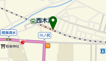JR西木津駅前自転車駐車場の地図画像