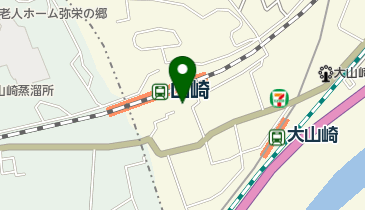 JR山崎駅前自転車等駐車場の地図画像