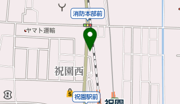 祝園第2自転車駐車場の地図画像