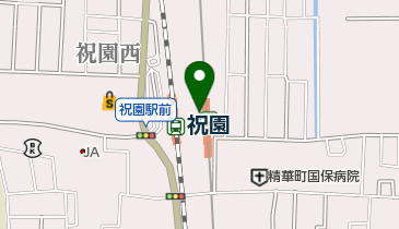 祝園第3自転車駐車場の地図画像