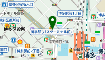 市営 大博通り路上駐輪場の地図画像