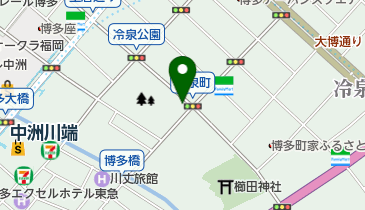 市営 冷泉公園駐輪場の地図画像