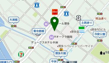 市営川端自転車駐車場(リバレイン地下駐車場)の地図画像