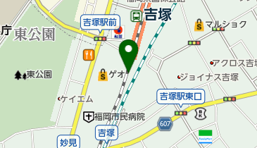 吉塚駅西口駐輪場の地図画像