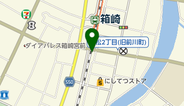 箱崎駅高架下駐輪場の地図画像