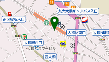 バイクロック 大橋西口の地図画像