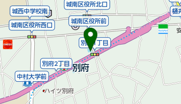 別府駅駐輪場の地図画像