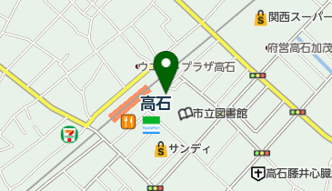 高石駅東自転車駐車場の地図画像