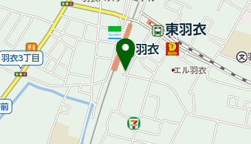 羽衣駅東第1自転車駐車場の地図画像