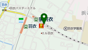 東羽衣駅自転車駐車場の地図画像