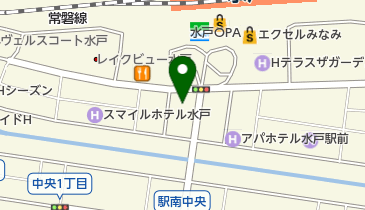 水戸駅南口西棟自転車駐車場の地図画像