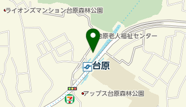 台原駅第二自転車等駐車場の地図画像