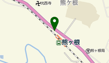 熊ヶ根駅自転車等駐車場の地図画像