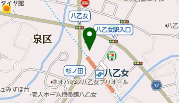 八乙女駅第一自転車等駐車場の地図画像