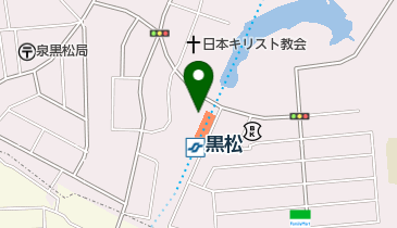 黒松駅自転車等駐車場の地図画像