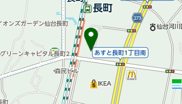 長町駅東口自転車等駐車場の地図画像