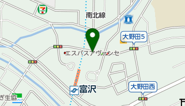 富沢駅自転車等駐車場の地図画像