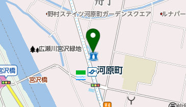 河原町駅第一自転車等駐車場の地図画像