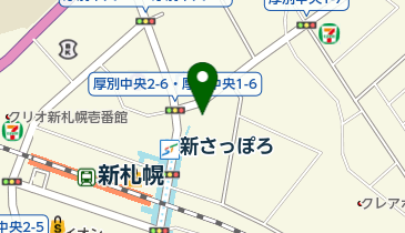 新札幌副都心公社第1自転車駐車場の地図画像