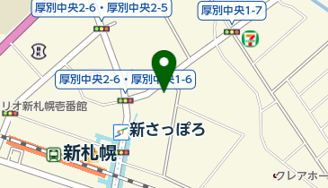 新札幌副都心公社第2自転車駐車場の地図画像