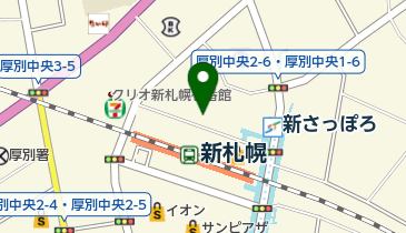 新札幌副都心公社第3自転車駐車場の地図画像