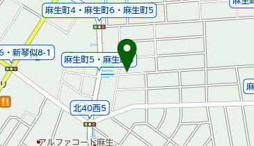 麻生4丁目自転車駐車場の地図画像