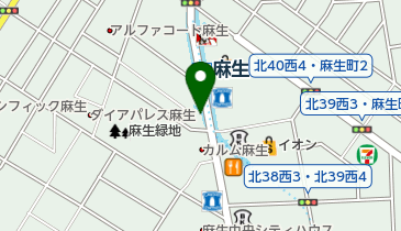 北40条西5丁目路上自転車駐車場の地図画像